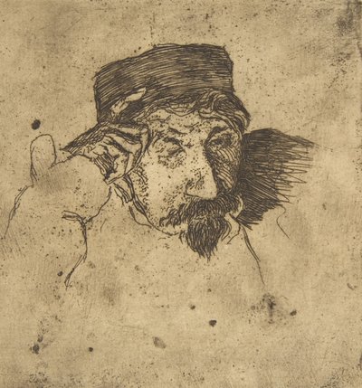 Boceto de Joseph Guichard, 1853 de Felix Bracquemond