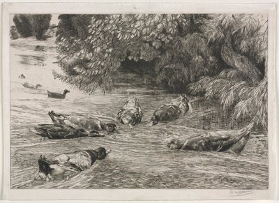 El signo de interrogación, c. 1865 de Felix Bracquemond