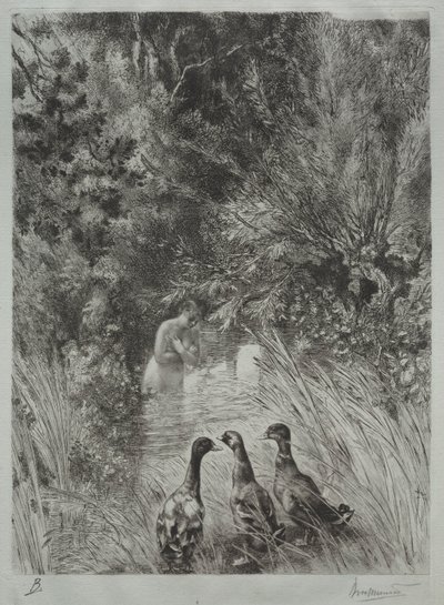 Los Patos Sorprendidos de Felix Bracquemond