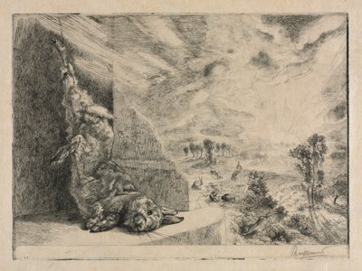 El Conejo Salvaje de Felix Bracquemond