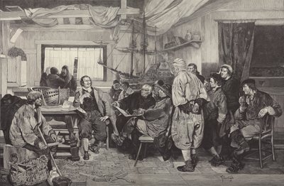 Pedro el Grande aprendiendo el arte de la construcción naval en Holanda en 1697 de Felix Cogen