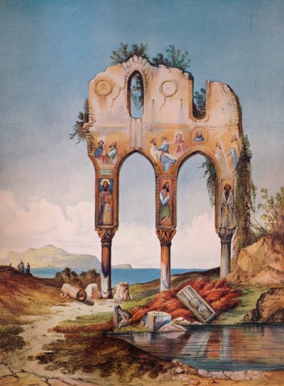 Ruinas cerca de Palermo, 1852, 1938 de Felix De Lapommeraye
