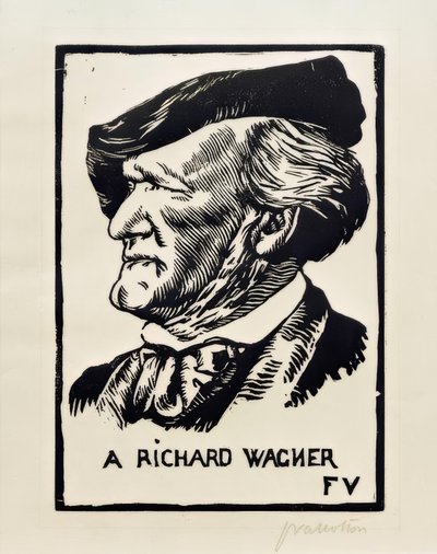 A Richard Wagner de Felix Edouard Vallotton