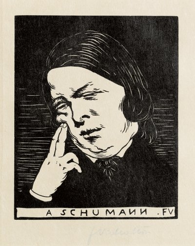 A Schumann, 1893 de Felix Edouard Vallotton