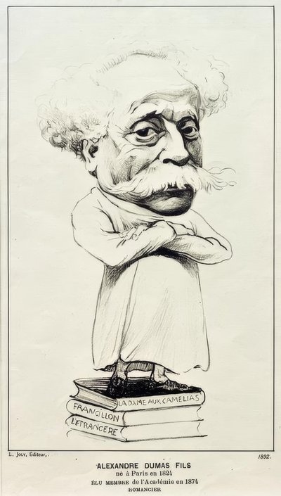 Alexandre Dumas Hijo de Felix Edouard Vallotton