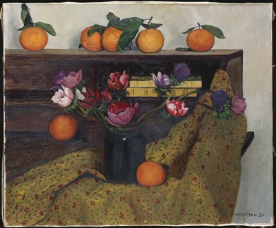 Anémonas y naranjas, 1924 de Felix Edouard Vallotton