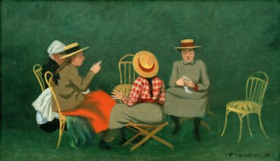 En el Bosque de Boulogne de Felix Edouard Vallotton