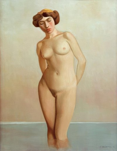 Bañista en el agua de Felix Edouard Vallotton