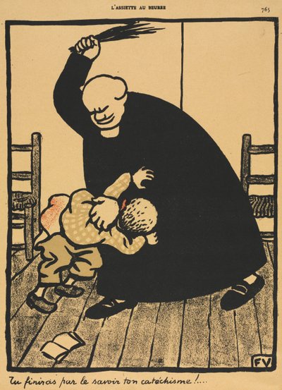 Crímenes y castigos VIII, 765: Aprenderás... de Felix Edouard Vallotton