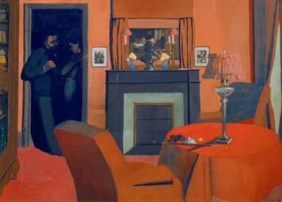 La habitación roja de Felix Edouard Vallotton