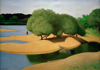 Arenas en la orilla del Loira de Felix Edouard Vallotton