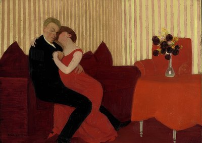 La mentira, 1898 de Felix Edouard Vallotton