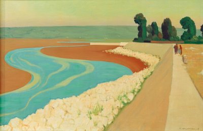Dique de Honfleur de Felix Edouard Vallotton