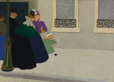 De paseo, c. 1895 de Felix Edouard Vallotton