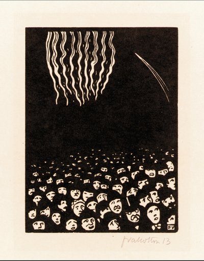 Fuegos Artificiales de Felix Edouard Vallotton