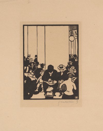 Las cinco en punto, La Feria Mundial IV de Felix Edouard Vallotton