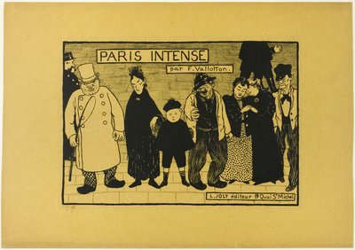 Portada de Paris Intense de Felix Edouard Vallotton