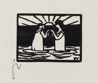 Juegos al sol, VII de "Les Petites Baigneuses", 1893 de Felix Edouard Vallotton