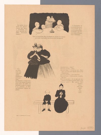 Grupo de personas y dos sacerdotes
NIB (título en el objeto) de Felix Edouard Vallotton