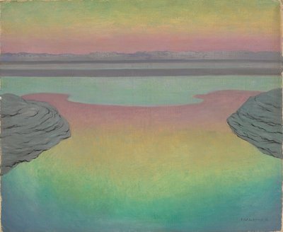 Marea alta en luz de la tarde, 1915 de Felix Edouard Vallotton