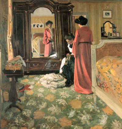 Interior de Felix Edouard Vallotton