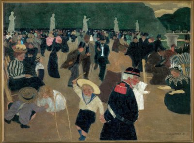 Jardín de Luxemburgo de Felix Edouard Vallotton