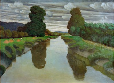 La Risle cerca de Berville de Felix Edouard Vallotton