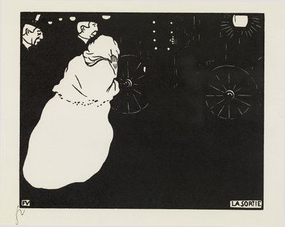 La salida, 1895 de Felix Edouard Vallotton