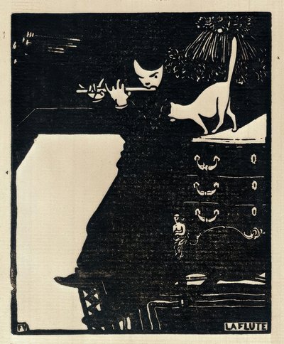 La flauta de Felix Edouard Vallotton