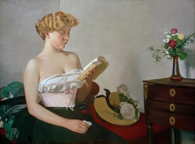 La Lectura de Felix Edouard Vallotton