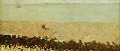 La playa de Villerville de Felix Edouard Vallotton