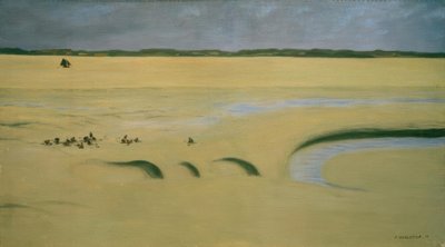 El jarrón, cielo tormentoso de Felix Edouard Vallotton