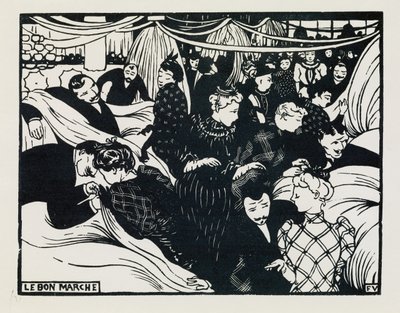 Le Bon Marché de Felix Edouard Vallotton