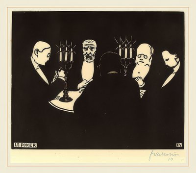 El Póker de Felix Edouard Vallotton