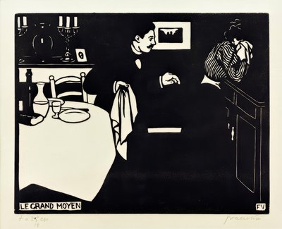 El gran medio de Felix Edouard Vallotton