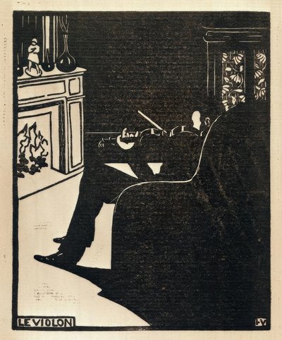 El violín de Felix Edouard Vallotton