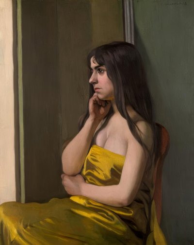 La tela amarilla de Felix Edouard Vallotton