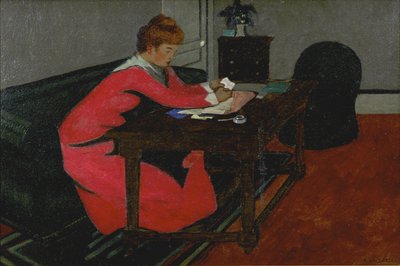 Misia en su escritorio, 1897 de Felix Edouard Vallotton
