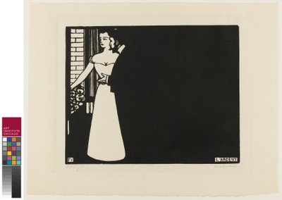 Dinero, lámina cinco de Intimidades, 1898 de Felix Edouard Vallotton