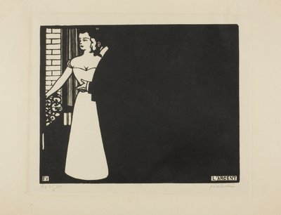 Dinero, placa cinco de "Intimidades" de Felix Edouard Vallotton