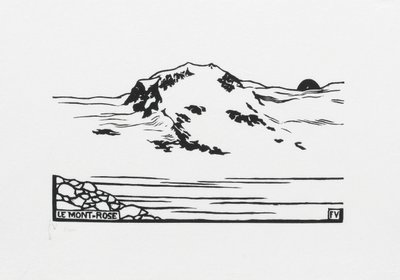 Mont-Rose de Felix Edouard Vallotton