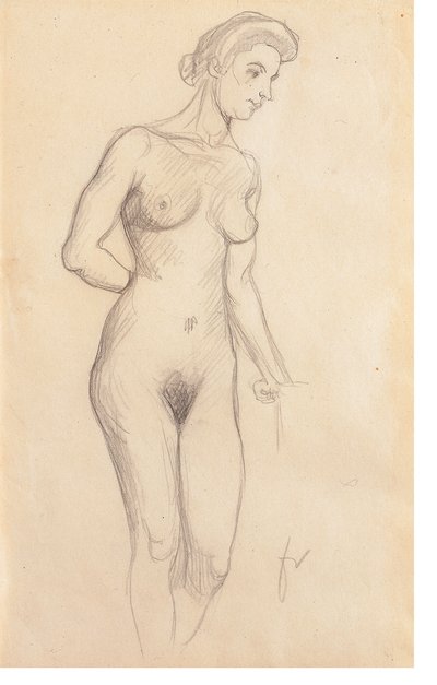Desnudo de Felix Edouard Vallotton