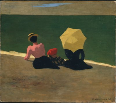 En la playa, 1899 de Felix Edouard Vallotton