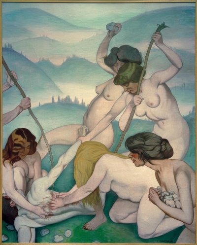 Orfeo desollado de Felix Edouard Vallotton