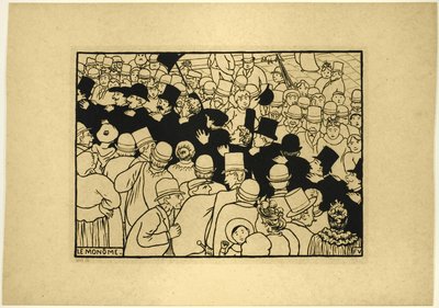 Desfilando por las Calles en Fila India de Felix Edouard Vallotton