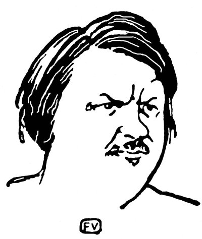 Retrato de Honoré de Balzac (1799-1850) de Felix Edouard Vallotton