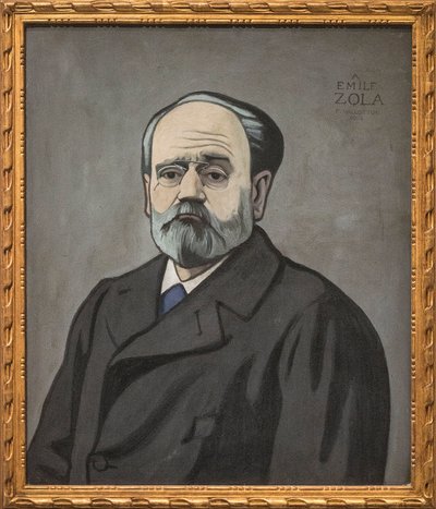 Retrato de Emile Zola de Felix Edouard Vallotton