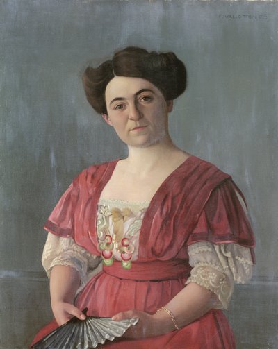 Retrato de Mme Haasen de Felix Edouard Vallotton