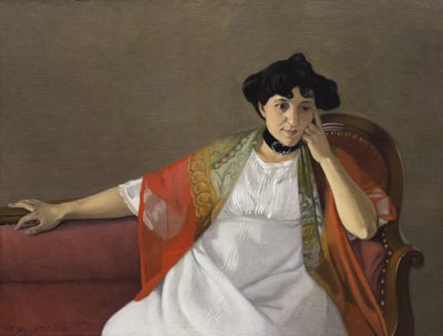 Retrato de la esposa del artista, Gabrielle Vallotton, 1905 de Felix Edouard Vallotton