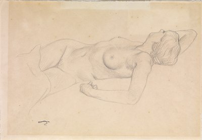 Desnudo reclinado de Felix Edouard Vallotton